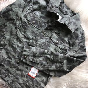 Cat & Jack Camo Jacket Sz 6/7